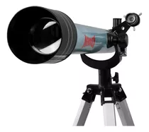 Telescopio Astronomico Refractor Mendoza Con Finder 60/700mm Color Gris