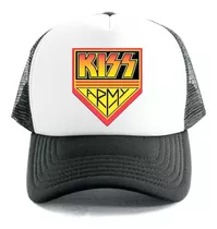 Gorra Trucker Kiss Army Sublimada Con Tu Logo Personalizada