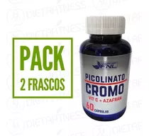 Picolinato De Cromo + Vitaminac + Azafran Fnl Pack 2*60 Sabor Sin Sabor