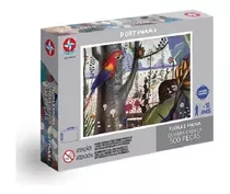 Quebra Cabeça Puzzle Portinari Flora E Fauna 500 Peças 