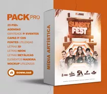 Pacote De Psd Para Mídia Social / Flyer / Agendas / Eventos