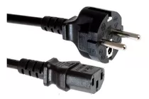 Cable Power 220v P/ Fuente Pc Monitor Cargador Etc Pack X 10