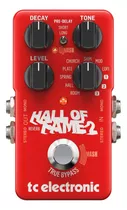 Pedal De Efecto Tc Electronic Hall Of Fame 2 Reverb  Rojo