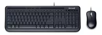 Microsoft Teclado E Mouse Com Fio Usb Preto - 3j200006