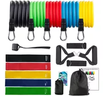 Bandas Ligas De Resistencia  Fitness Crossfit Set 16pcs