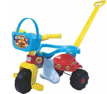 Triciclo Motoquinha Infantil Tico Tico Pic Nic - Magic Toys Cor Azul