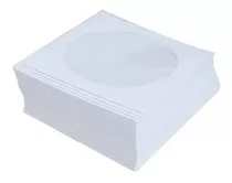 100 Envelope Papel Branco Pronta Entrega Para Cd,e Dvd