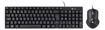 Kit Vinik Teclado E Mouse Usb 1200dpi Cabo 1.8m Preto Cc200