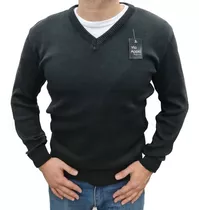 Sweater Hombre Escote V Abrigado