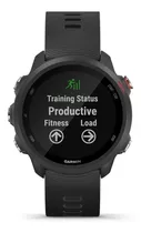 Smartwatch Garmin Forerunner 245 Music Sport 1.2  Caixa 42.3mm De  Polímero Reforçado Com Fibra  Preta, Pulseira  Black E O Arco  Preto De  Dlc