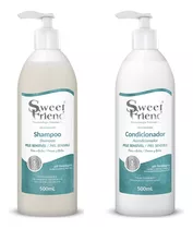 Kit Shampoo E Condicionador Pele Sensível 500ml-sweet Friend Fragrância Suave Tom De Pelagem Recomendado Todas