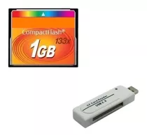 Leitor De Cartão De Memoria Usb + Cartão De Memória 1gb....