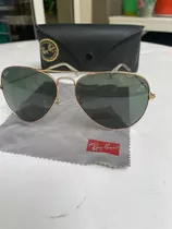 Anteojos Ray Ban Aviator  Original Made In Italy Casi Nuevos