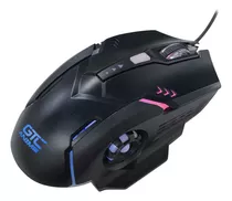 Mouse Gamer Gtc C/ Luz Rgb Anime Gaming 2400 Dpi Laser P/ Pc Color Negro