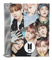 Caderno Escolar Bts 10 Materias Capa Dura