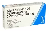 Alerfedine® 120mg X 10 Comp. (fexofenadina) | Antialérgico 