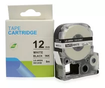 Fita Rotulador Epson Lw-300 Lw-400 Lw300 Lw400 Branca 12mm