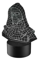 Luminária 3d - Kylo Ren Bust Star Wars - Com Controle 