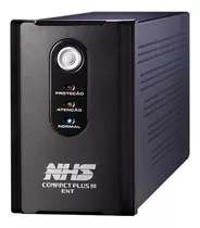 No Break Nhs Compact Plus Iii Ext 1500 1500va Entrada De 120v/220v E Saída De 120v Preto