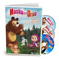 Dvd Masha E O Urso  52 Episódios - 3 Dvd