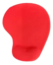 Mouse Pad Ergonômico Com Apoio Confortável Em Gel - Vermelho