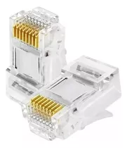 Conector Ficha Rj45 X2 Unidades Cat5e - Otec