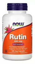 Now Foods Rutina 450mg 100vegcaps Defensa Celular Sfn