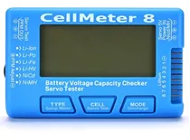 Medidor Bateria E Testador De Servo Cellmeter 8 Lipo Nicd