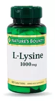 Suplemento En Cápsulas Nature's Bounty L-lysine Proteínas En Pote De 0ml
