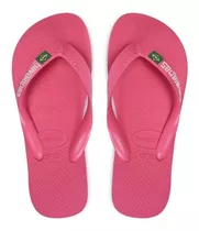 Ojotas Havaianas Brasil Logo Fc Mujer Originales - Rosas