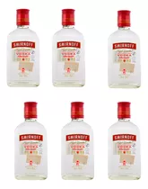 Pack X 6 Petacas Vodka Smirnoff 200 Cc Universo Binario