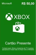 Microsoft Gift Card R$ 50 Reais Cartão Presente Xbox Br