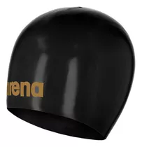 Gorra De Natación Arena Moulded Pro Ii Silicona Adulto Color Negro Diseño De La Tela Liso Tamaño Única