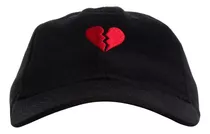 Boné Dad Hat Overcome  Broken Heart  Preto