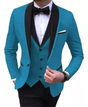 Traje De 4 Piezas  De Novio Para Hombre De Oficina Y  Gala 