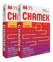 Chamex Sulfite A4 Com 500 Folhas (1000 Folhas) 2 Pacotes