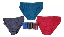 Pack X6 Slip Con Cintura Embutida Del 2 A 8 Algodon Y Lycra 