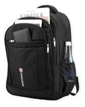 Bolso Morral Mochila Deportivo Swissgear Hombre Color Negro 