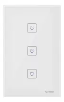 Apagador Touch Triple Wi-fi Y Manual Wifi Por Internet Cel