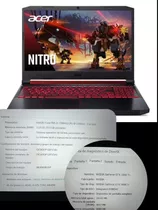 Laptop Acer Nitro 5 15,6 