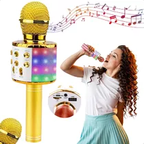  Microfone Bluetooth Sem Fio Youtuber Karaoke Infantil
