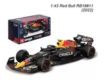 Burago Redbull F1 Rb18 #11 Sergio Pérez  Fórmula Coche 1/43 Color Negro