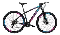 Bicicleta Aro 29 Ksw Xlt 2019 Alum Câmbios Shimano 24v Disco Cor Pink/azul Tamanho Do Quadro 17