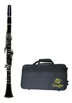 Clarinete Schieffer 17 Chaves Sib Bb Schcl-001b Niquelada