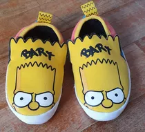 Pantuflas Los Simpsons Zara Talle 26/27 Hernosas Bart 