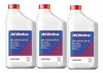 3 Litros Óleo De Motor 20w50 Api Sl Mineral Acdelco Gm 