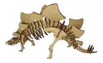 Quebra Cabeça 3d Dinossauro Estegossauro Mdf