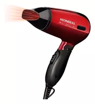 Secador De Cabelo Mondial Max Travel 1200w Sc-10 Bivolt Cor Vermelho/preto 110v/220v