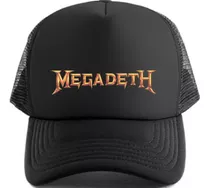 Gorra Vinilo Trucker Personalizada Sublimada Megadeth