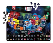 Quebra Cabeça Puzzle Play 500 Pç Nba Basquete Chicago Lakers